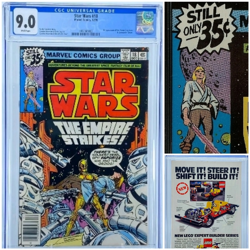 Star Wars (1978) #18 CGC 9.0 Graded Comic White Pages High Grade!